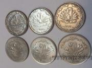 شش عدد سکه یادبودی جمهوری ( اولین و دهمین سالگرد انقلاب اسلامی ایران )